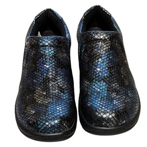 Spring step belo professional work clog shimmery skid oil resistant 6